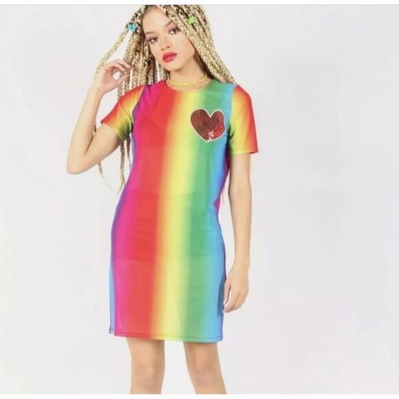 NWT Iron Fist Somewhere Mesh Dress Sz M - Picture 2 of 10